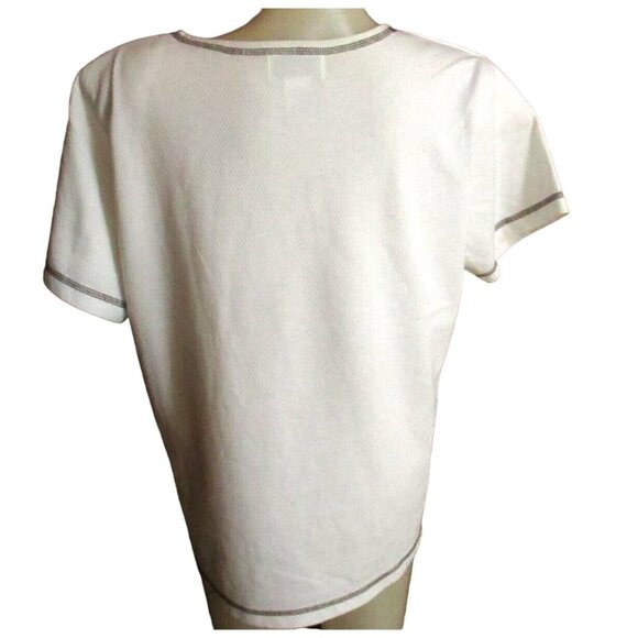 Vintage 1990s Womens African T-shirt XL Postmark Wildlife Kenneth,Too Top Padded - Picture 3 of 5